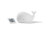 Wieloryb Lampka Silikonowa z Pilotem Biała Producent