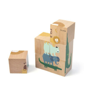 Zwierzęta Drewniane Klocki - Puzzle Producent