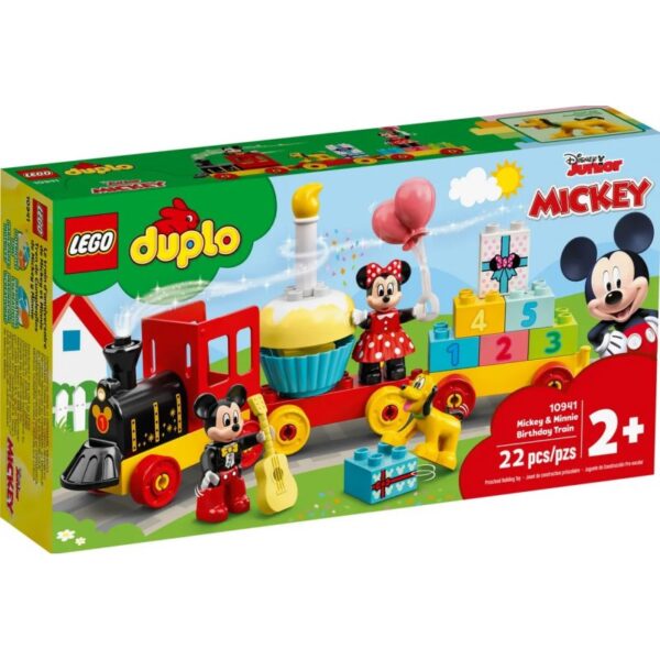 LEGO Duplo Urodzinowy pociąg myszek Miki i Minnie