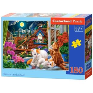 Puzzle 180el. kittens on roof Zabawki/Puzzle