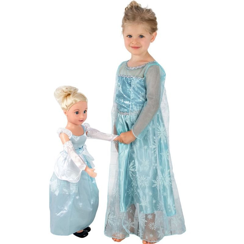 Lalka chodząca księżniczka niebieska Smily Play