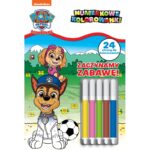 Psi patrol zaczynamy zabawę Książki/Kolorowanki wyklejanki