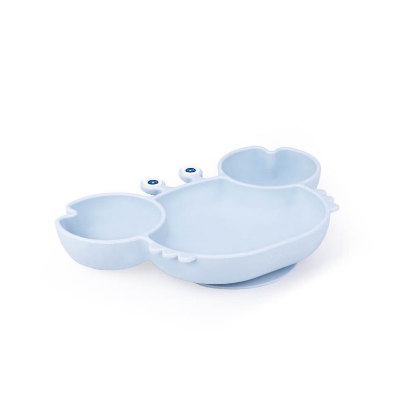 Talerz krab szary Mama i dziecko/Karmienie/Naczynia Pojemniki/Talerze